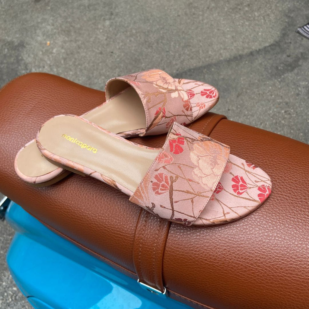 Mules Novella Raso Kyoto