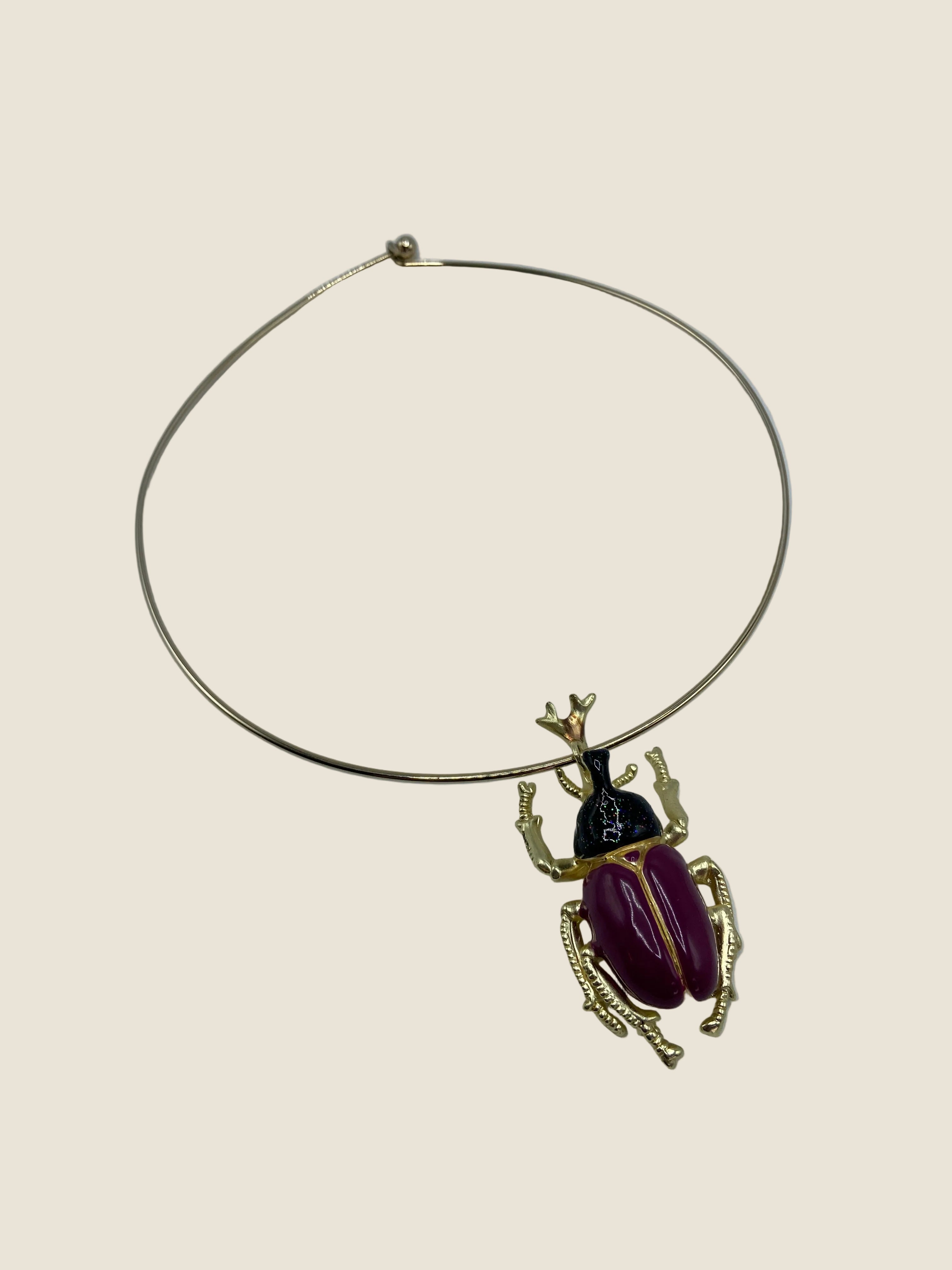 Choker Scarabeo in Acciaio
