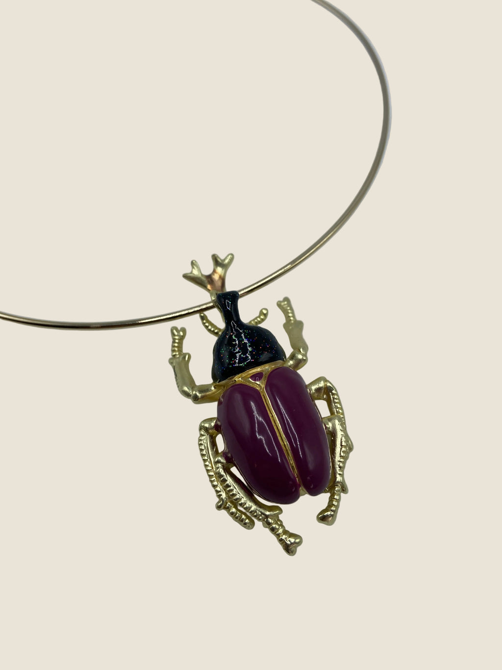 Choker Scarabeo in Acciaio