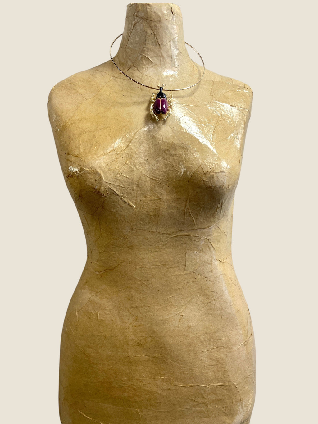 Choker Scarabeo in Acciaio